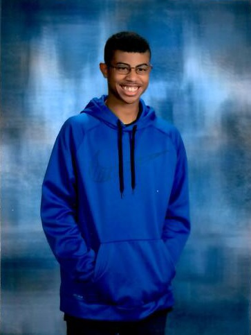 RL Standing with Blue Sweatshirt